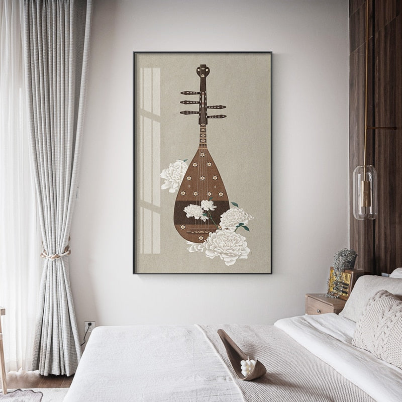 CORX Designs - Chinese Style Flower White and Blue Canvas Art - Review