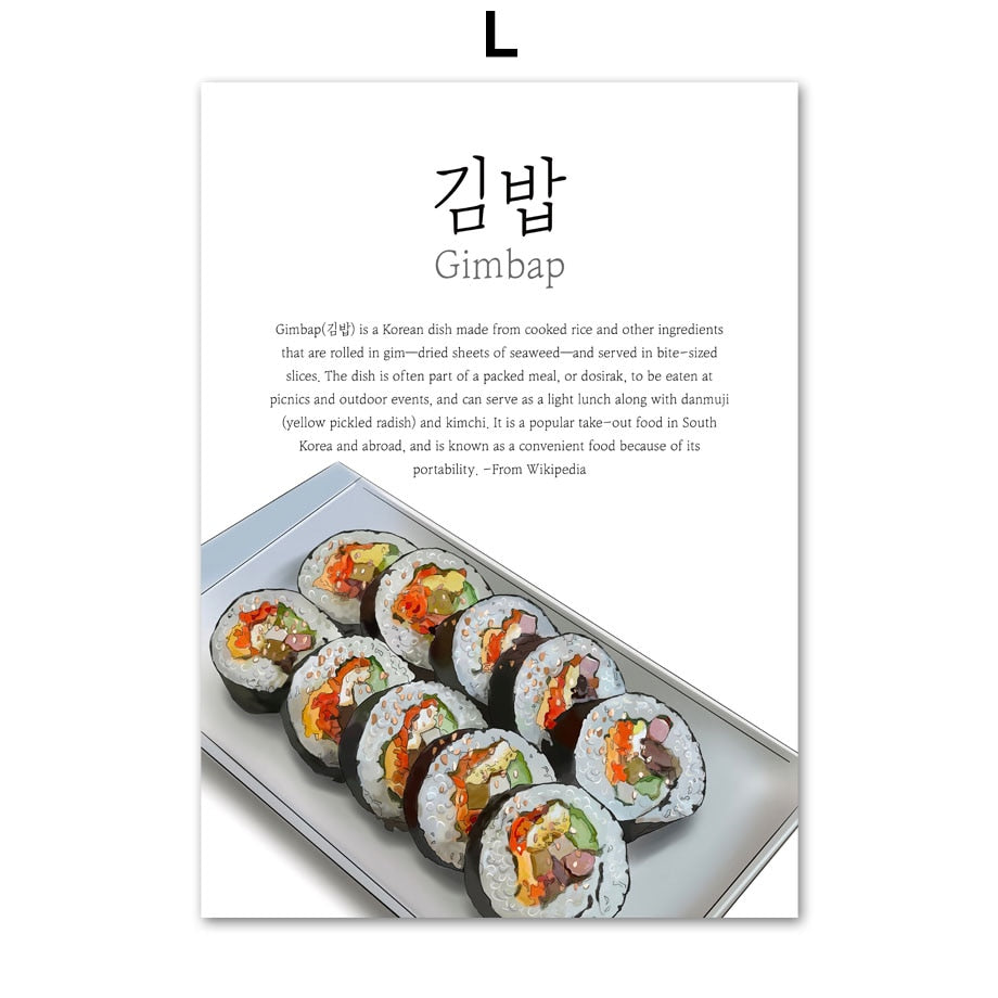 CORX Designs - Korean Food Gimbap Budae Jjigae Canvas Art - Review