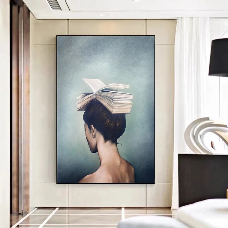 CORX Designs - Intelligent Woman Book Canvas Art - Review