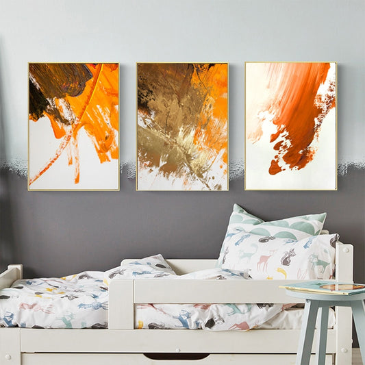 CORX Designs - Orange Red Paint Abstract Canvas Art - Review