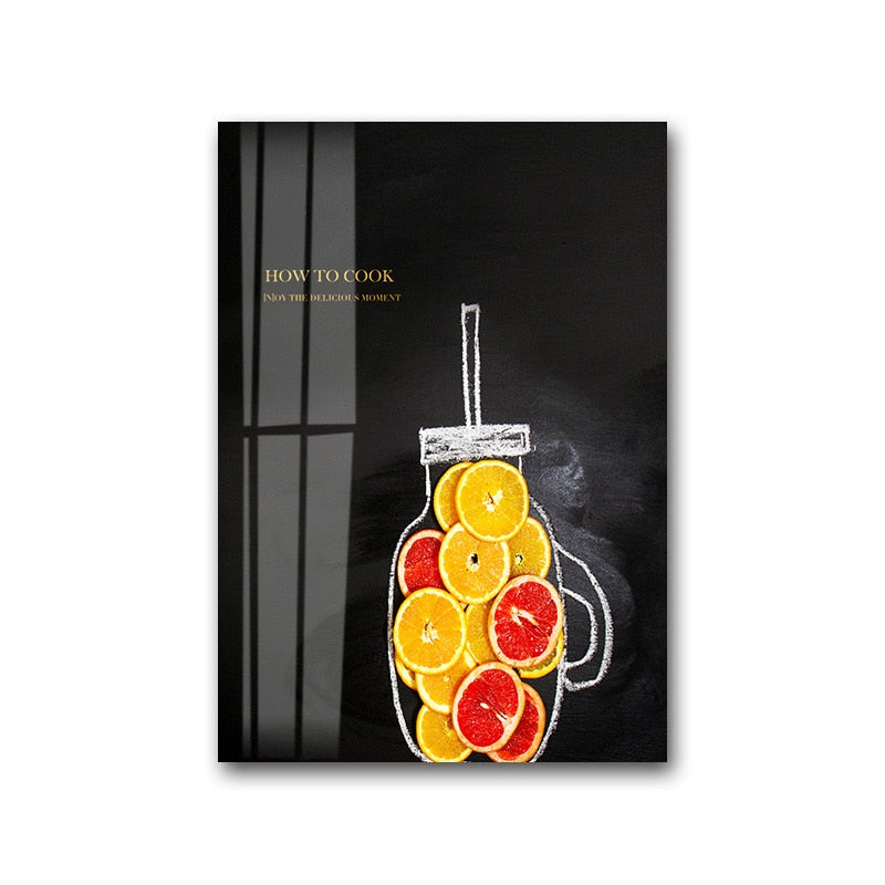 CORX Designs - Minimalist Style Lemon and Coffee Canvas Art - Review