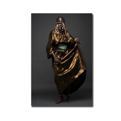 CORX Designs - African Woman with Traditional Wear Canvas Art - Review