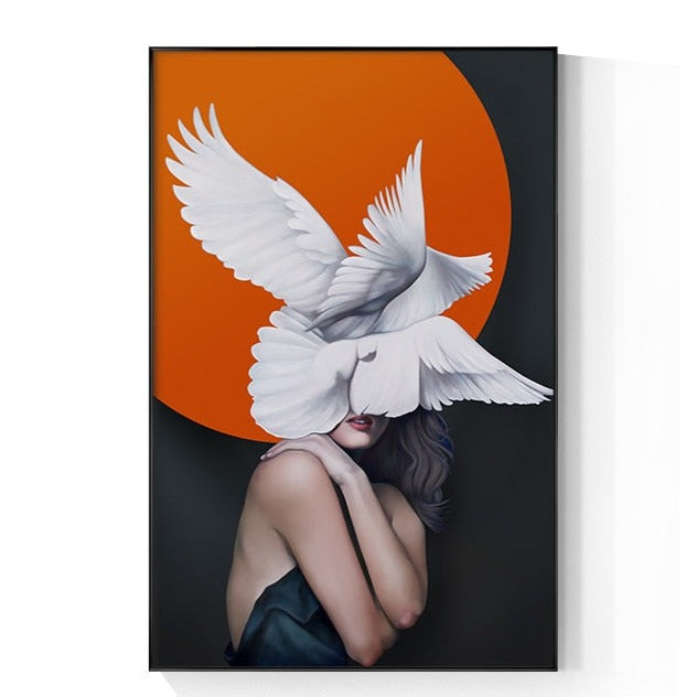 CORX Designs - Feather Woman Fashion Canvas Art - Review