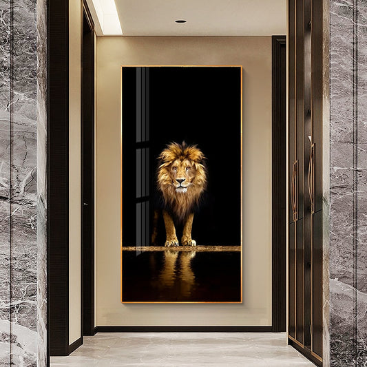 CORX Designs - Golden Black Lion Canvas Art - Review