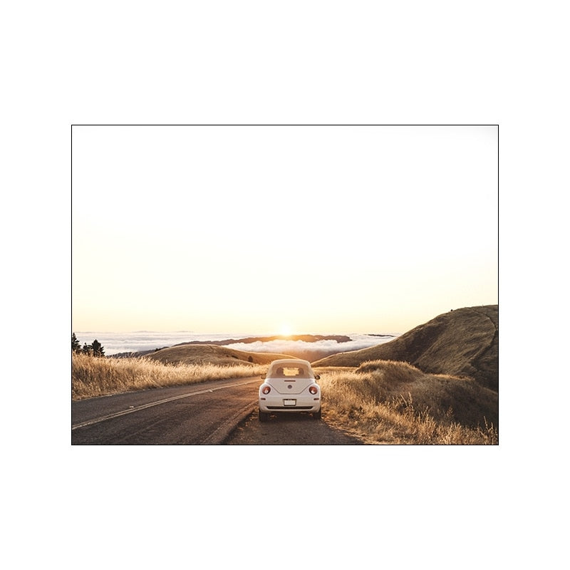 CORX Designs - Brown Landscape Dandelion Elk Canvas Art - Review