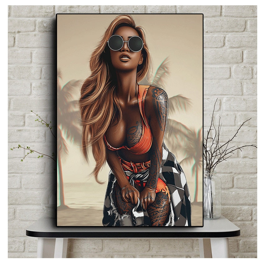 CORX Designs - Pop Art Sexy Tattoo Woman Canvas - Review