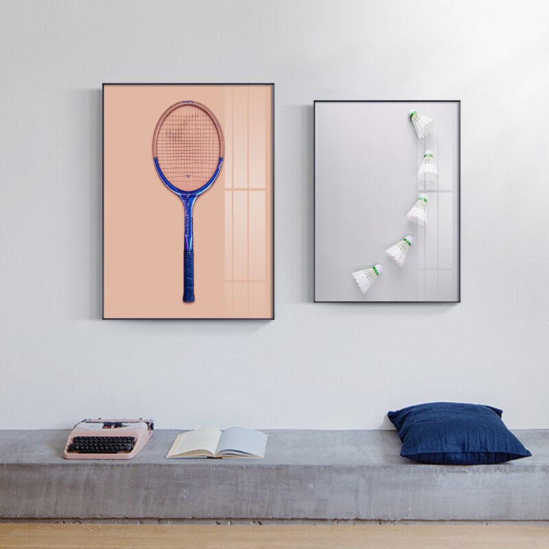 CORX Designs - Basketball Ring Shuttlecock Canvas Art - Review