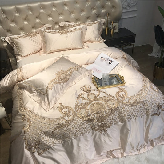 CORX Designs - Raffia Damask Sateen Duvet Cover Bedding Set - Review