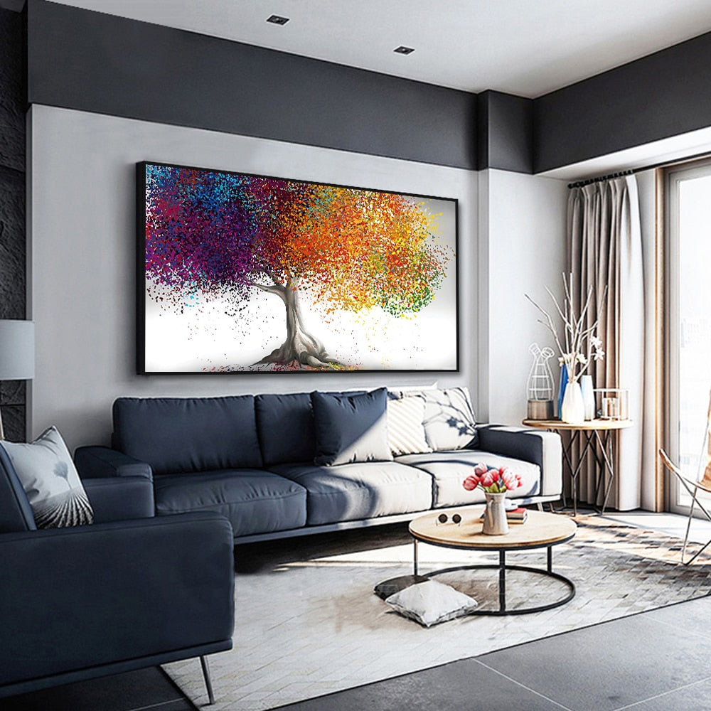 CORX Designs - Abstract Colorful Tree Canvas Art - Review