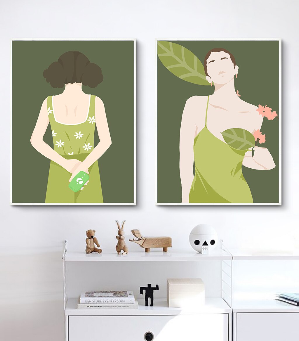 CORX Designs - Woman In Green Canvas Art - Review