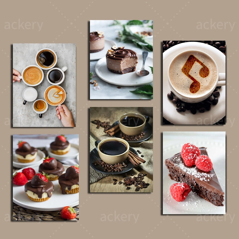 CORX Designs - Afternoon Tea Dessert Coffee Canvas Art - Review