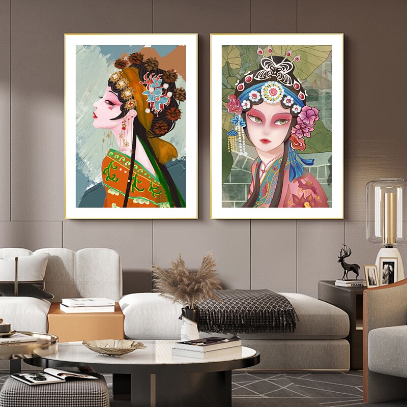 CORX Designs - Chinese Traditional Peking Opera Female Canvas Art - Review