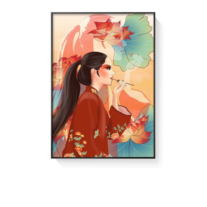 CORX Designs - Chinese Traditional Peking Opera Female Canvas Art - Review