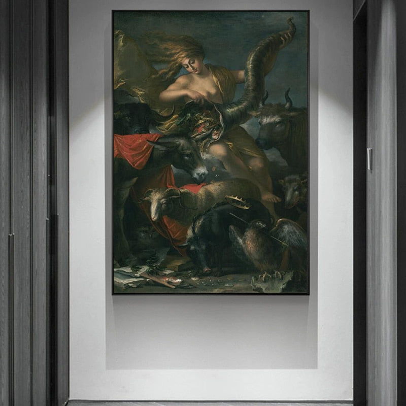 CORX Designs - Baroque Allegory of Wealth by Simon Vouet Canvas Art - Review