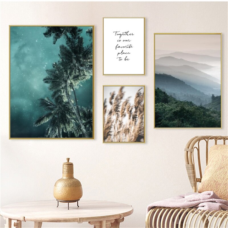 CORX Designs - Nordic Aurora Lake Mountain Canvas Art - Review