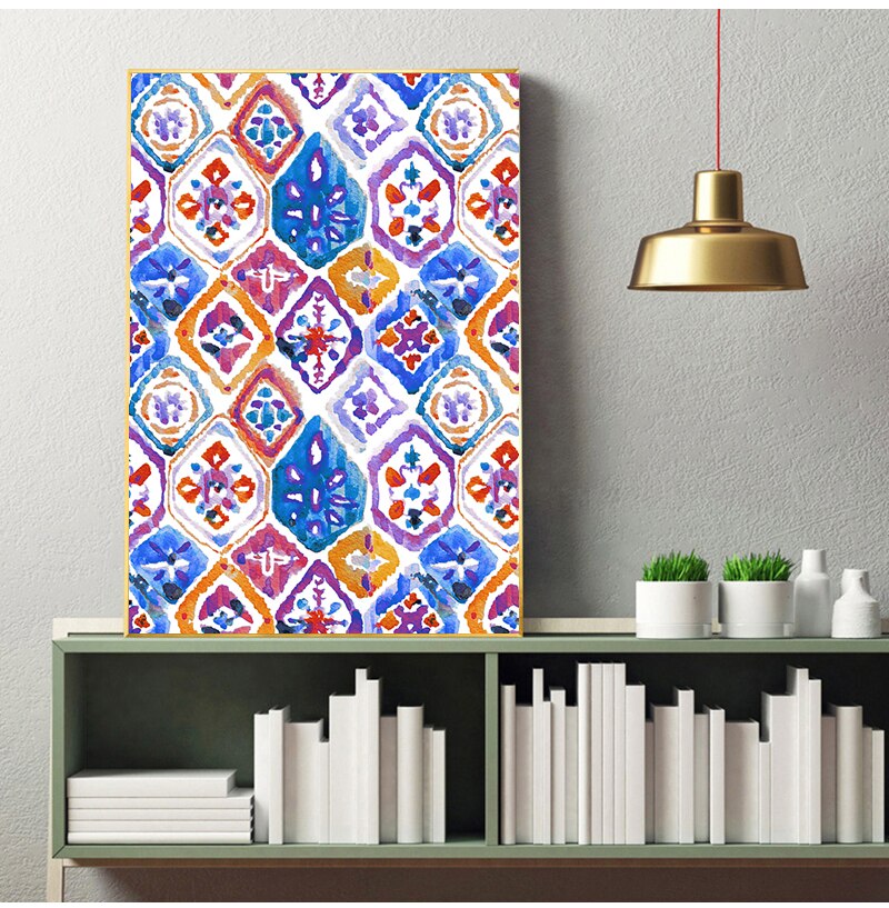 CORX Designs - Watercolor Bohemian Pattern Canvas Art - Review