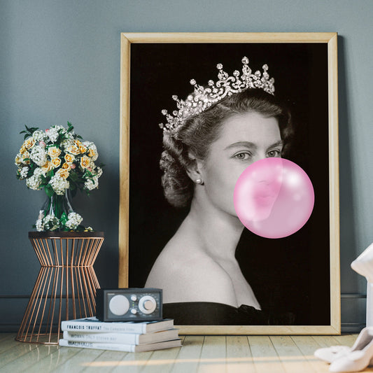 CORX Designs - Queen Elizabeth II With Pink Balloon Canvas Art - Review
