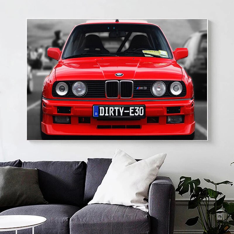 CORX Designs - BMW E30 M3 Racing Car Canvas Art - Review