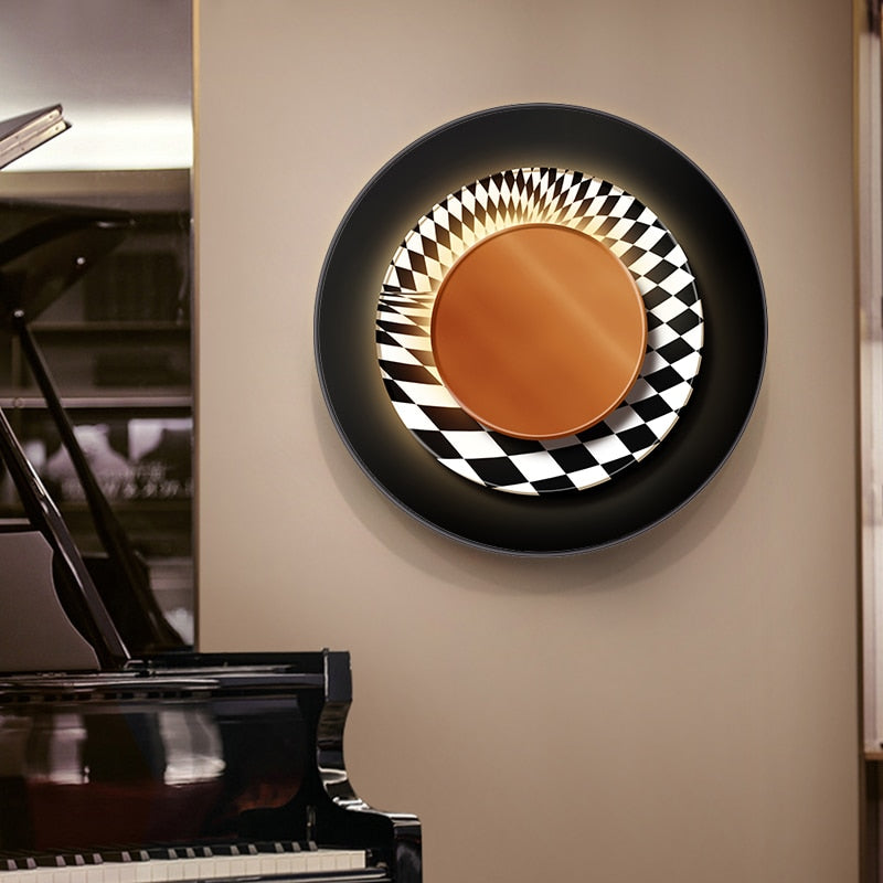 CORX Designs - Modern Luxury Geometric Round Canvas Art - Review