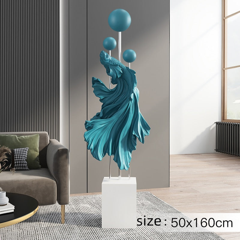 CORX Designs - Siamese Fighting Fish Large Lobby Statue - Review