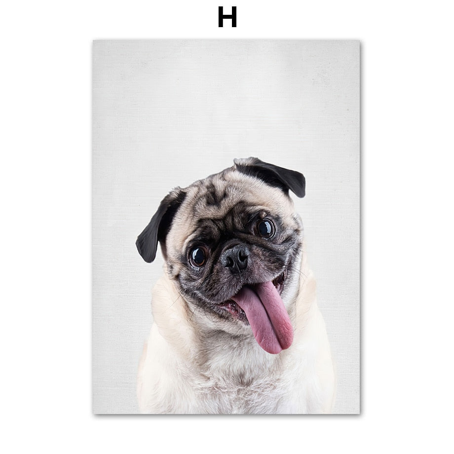 CORX Designs - Black and White Cute Dog Canvas Art - Review