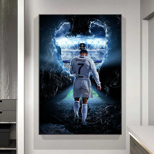CORX Designs - Football Legend CR7 Cristiano Ronaldo Canvas Art - Review