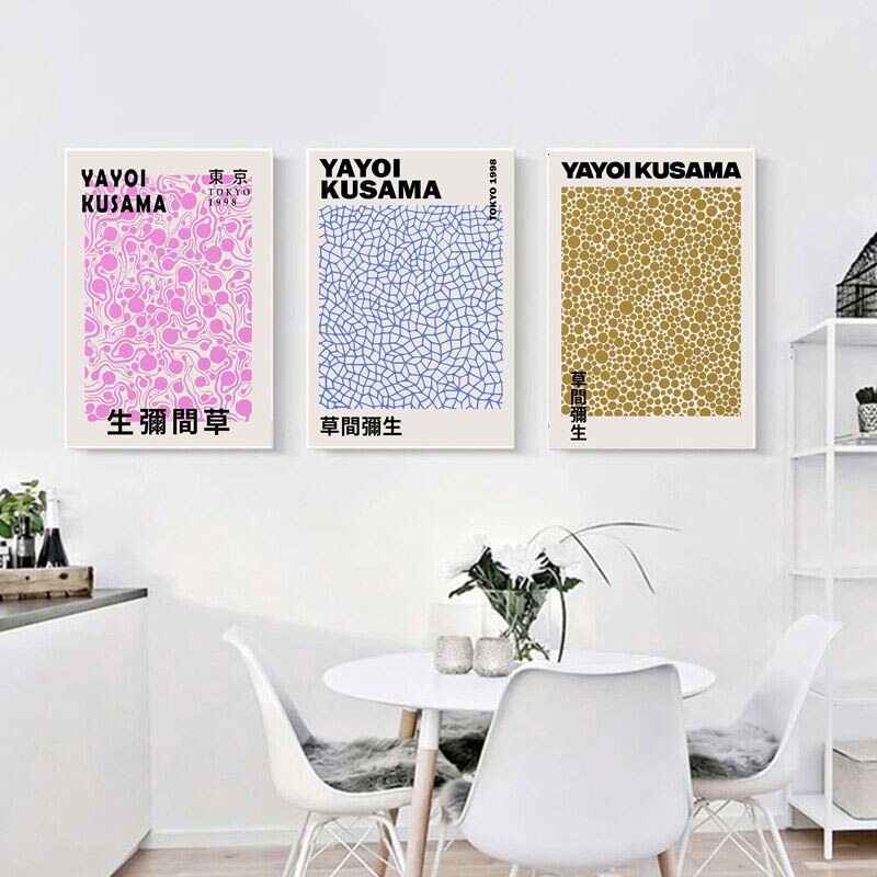 CORX Designs - Abstract Kusama Yayoi Canvas Art - Review