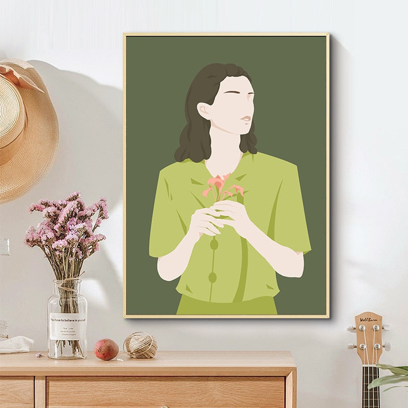 CORX Designs - Woman In Green Canvas Art - Review