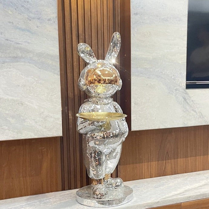 CORX Designs - Disco Ball Astronaut Rabbit Big Statue Tray - Review