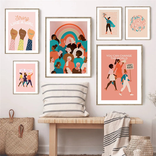 CORX Designs - Feminist Women Empowerment Wall Art Canvas - Review