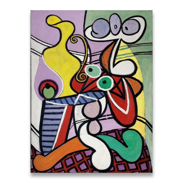 CORX Designs - Abstract Picasso Graffiti Figure Canvas Art - Review