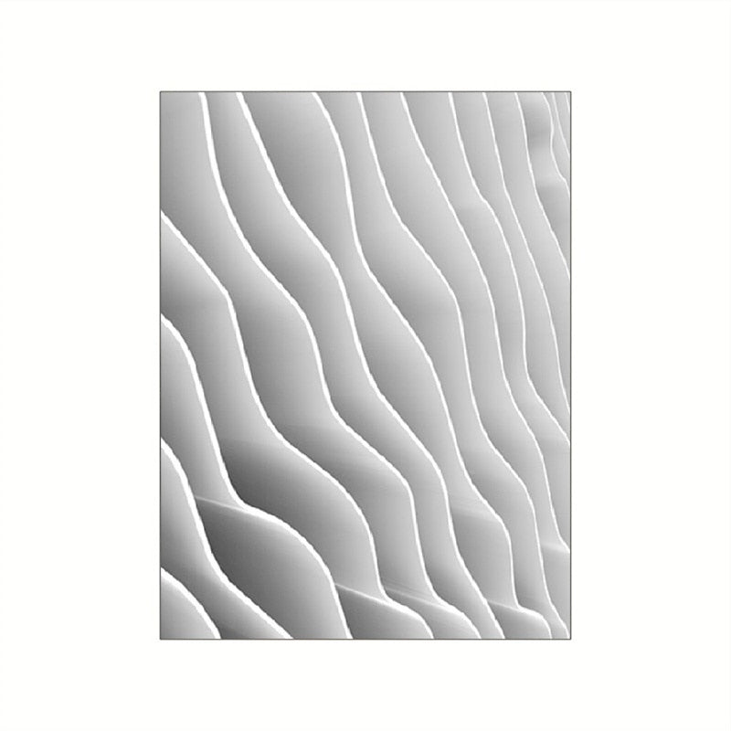 CORX Designs - Black White Abstract Wave Building Canvas Art - Review