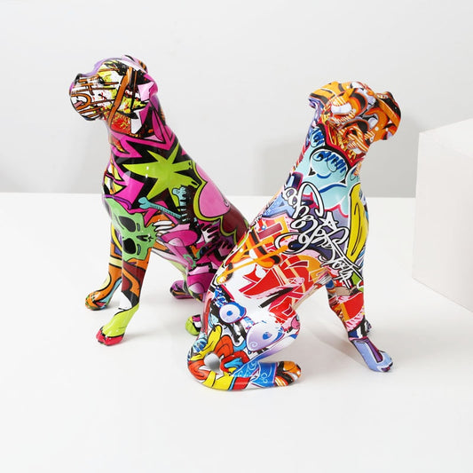 CORX Designs - Graffiti Boxer Dog Resin Statue - Review