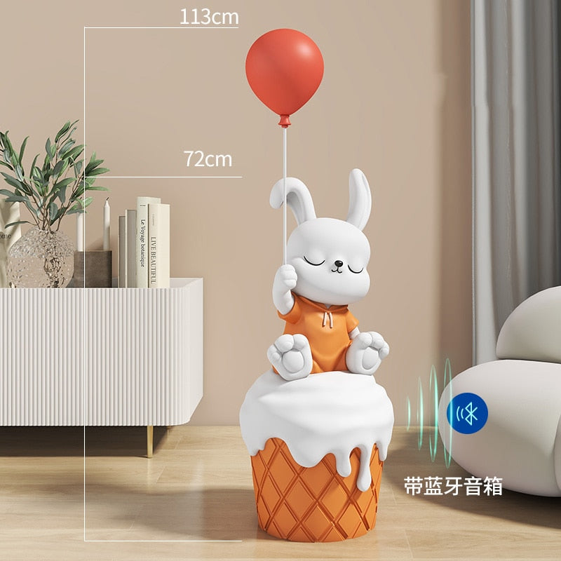 CORX Designs - Cute Bunny Statue with Light and Bluetooth Speaker - Review