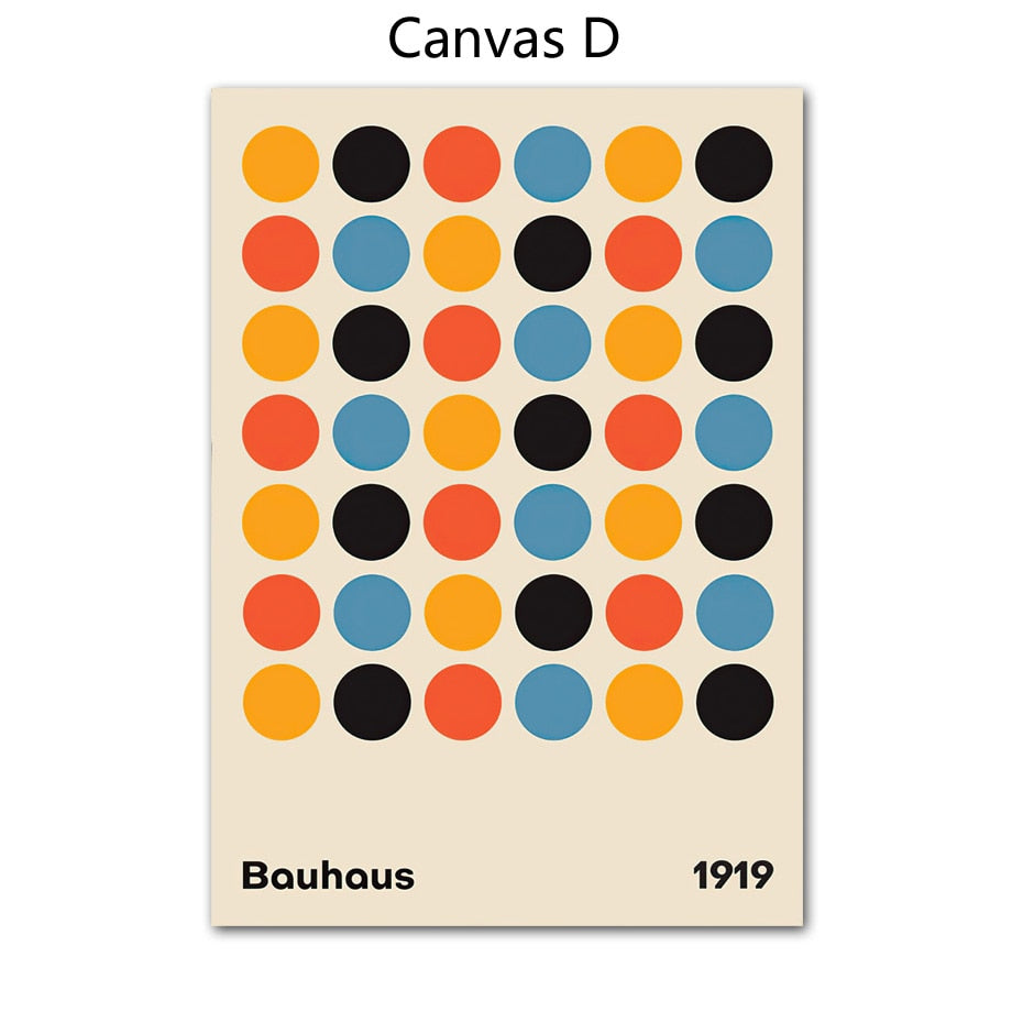 CORX Designs - Bauhaus Abstract Colorful Geometric Canvas Art - Review