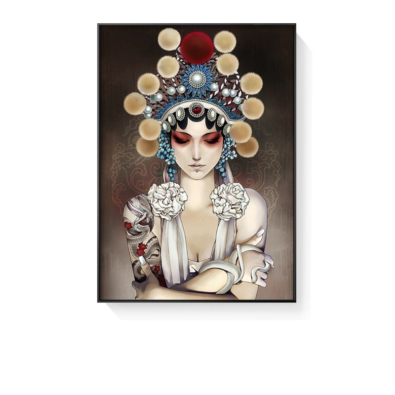 CORX Designs - Chinese Traditional Peking Opera Female Canvas Art - Review