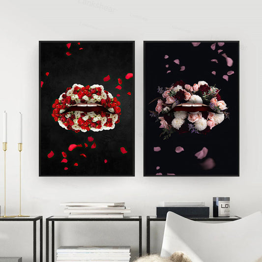 CORX Designs - Rose Lips Canvas Art - Review