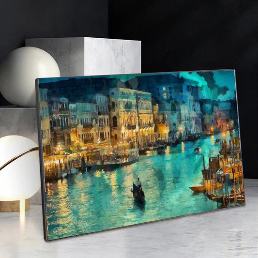 CORX Designs - Water City Venice Oil Painting Canvas Art - Review