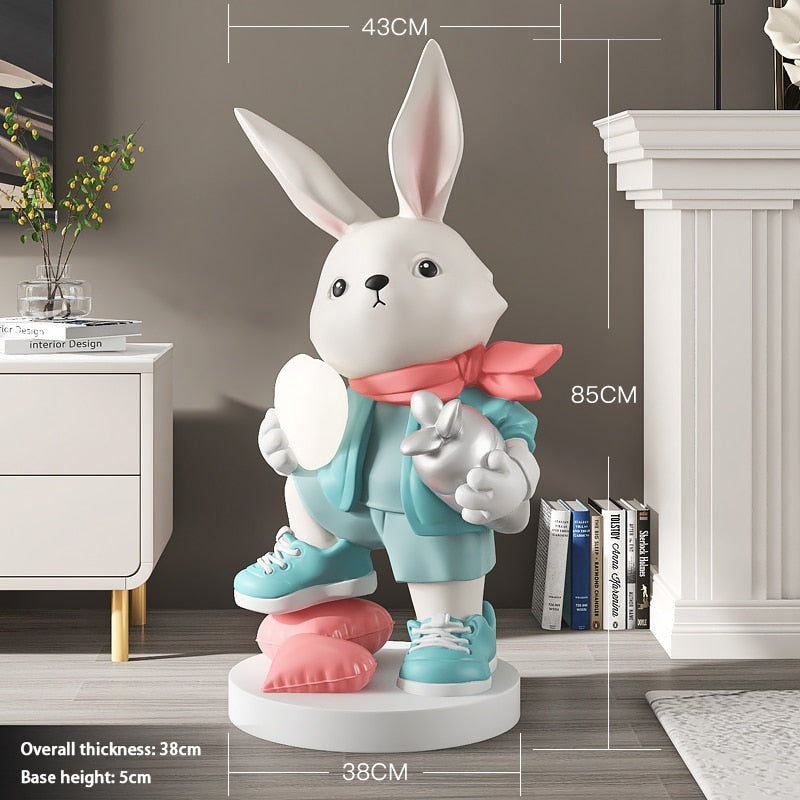 CORX Designs - Bunny Scarf Floor Statue with Light - Review