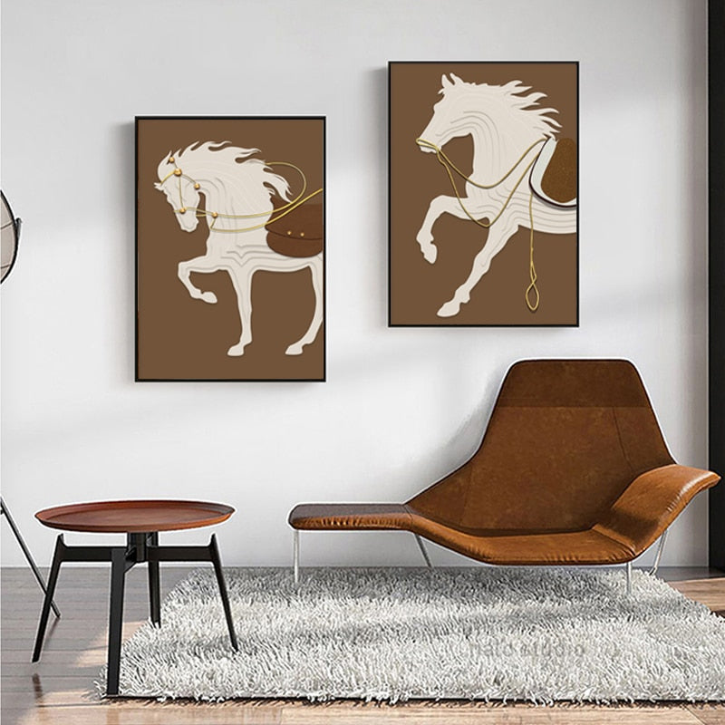 CORX Designs - Minimalist Horse Canvas Art - Review