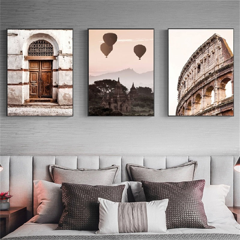 CORX Designs - Nordic Beige Hot air Balloon Nature Canvas Art - Review