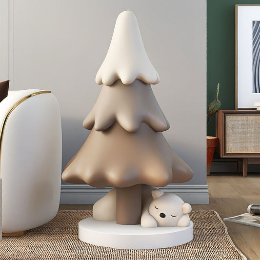 CORX Designs - Christmas Pine Tree Polar Bear Large Statue - Review