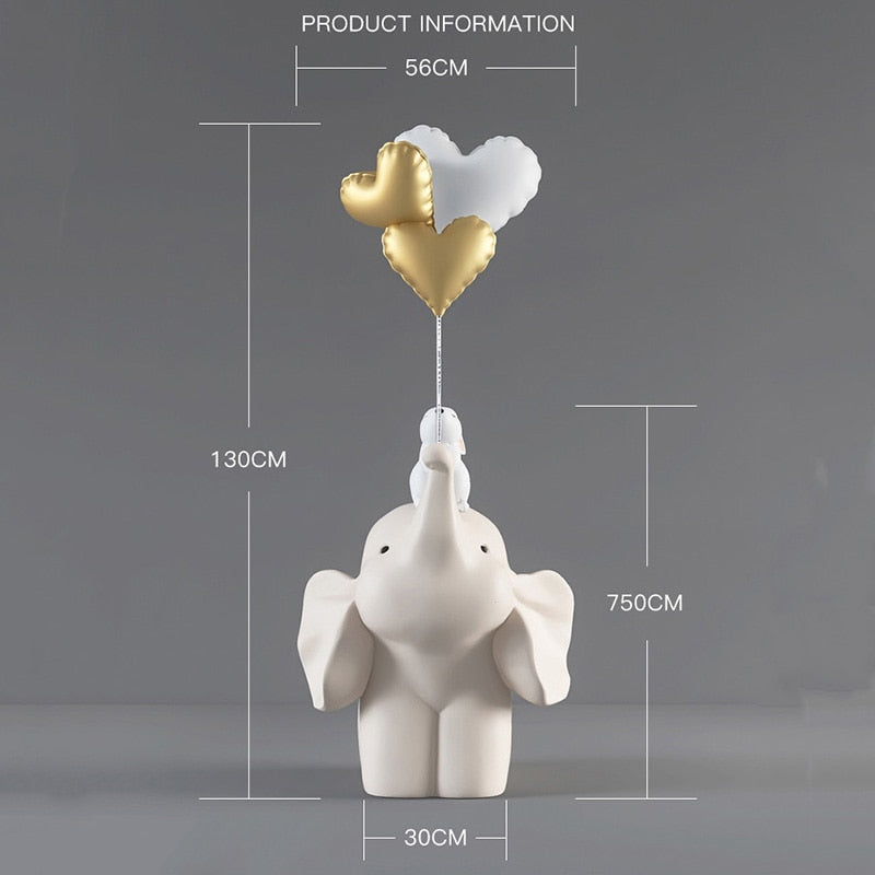 CORX Designs - Elephant Bunny with Balloon Statue - Review