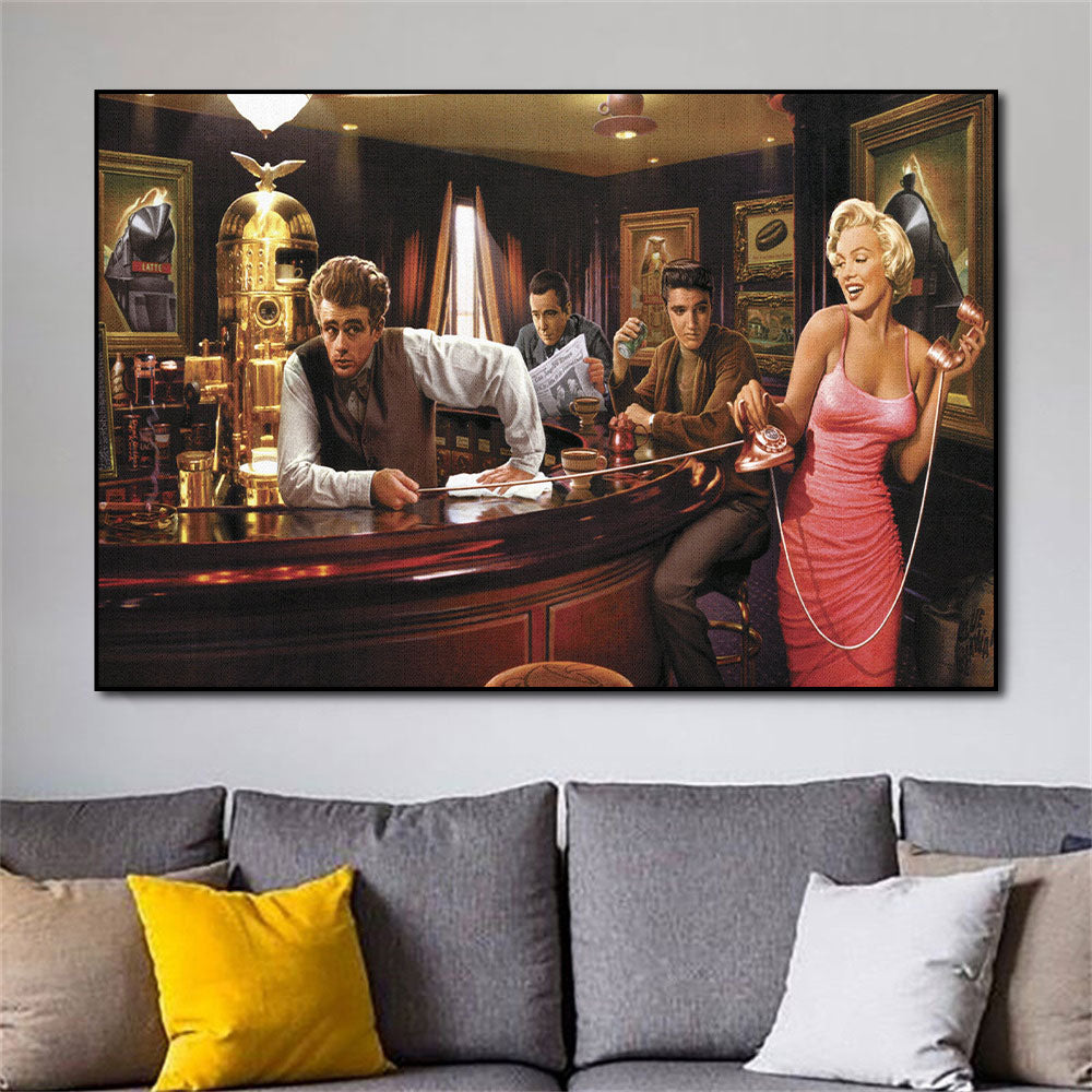 CORX Designs - James Dean Marilyn Monroe Elvis Presley Canvas Art - Review