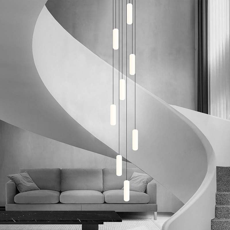 CORX Designs - Minimalist White Long Tube Hanging Lamps - Review