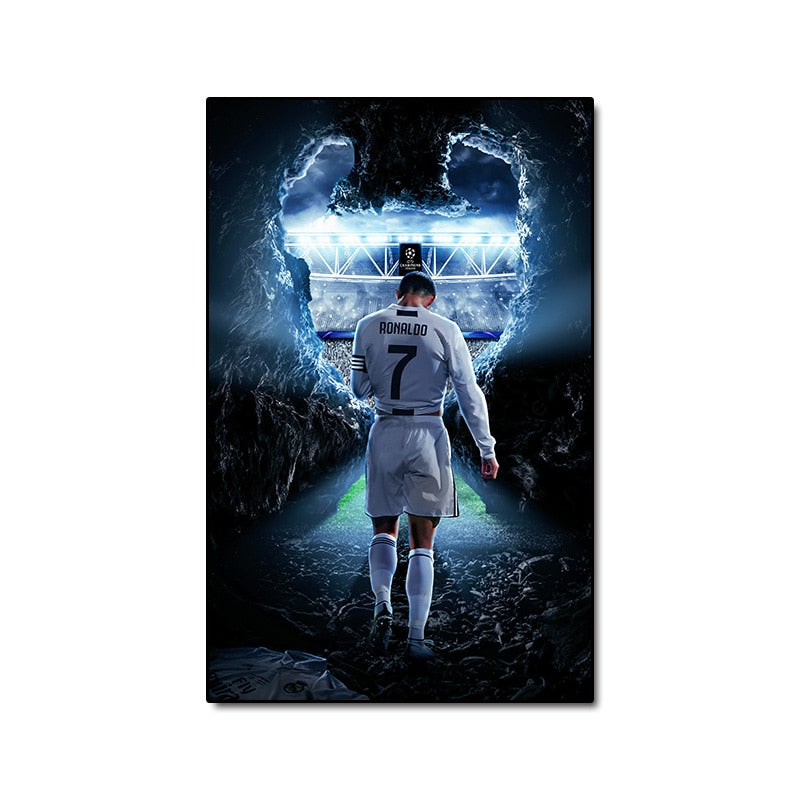 CORX Designs - Football Legend CR7 Cristiano Ronaldo Canvas Art - Review