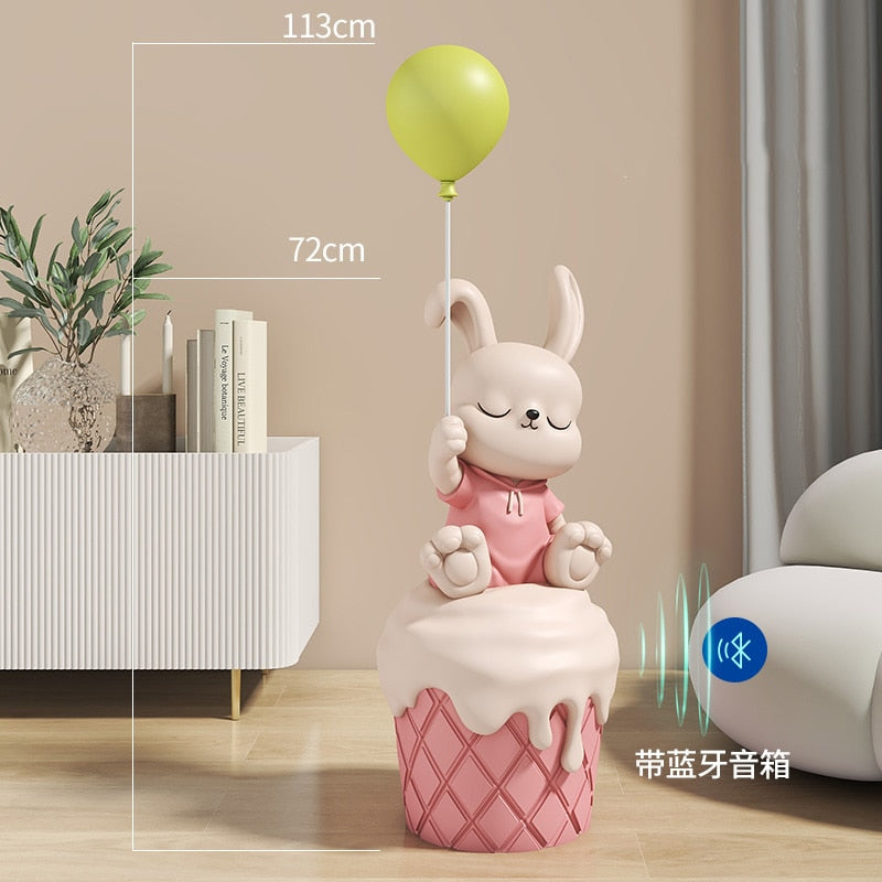 CORX Designs - Cute Bunny Statue with Light and Bluetooth Speaker - Review