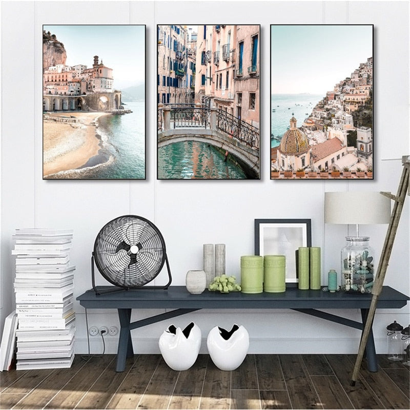 CORX Designs - Venice Arch Bridge Canvas Art - Review
