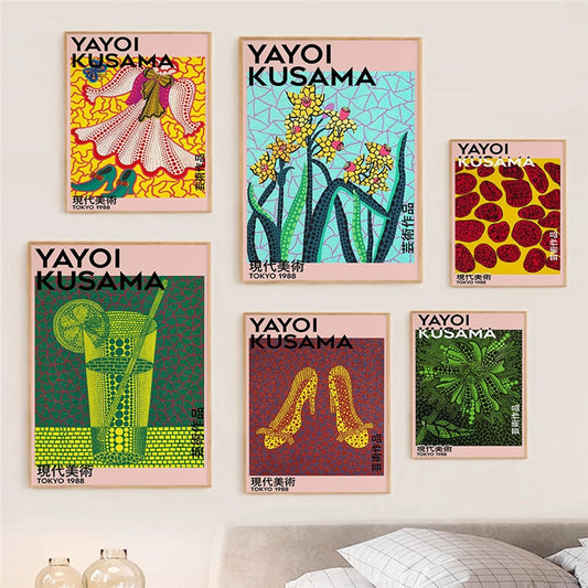 CORX Designs - Yayoi Kusama Exhibition Wall Art Canvas - Review