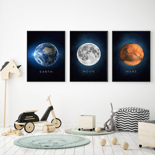 CORX Designs - Solar System Planets Wall Art Canvas - Review